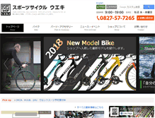 Tablet Screenshot of bikeueki.com